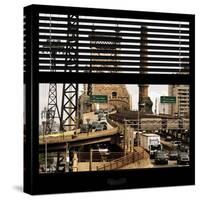 View from the Window - Queensboro Bridge Traffic-Philippe Hugonnard-Stretched Canvas