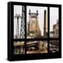 View from the Window - Queensboro Bridge Traffic-Philippe Hugonnard-Framed Stretched Canvas