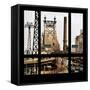 View from the Window - Queensboro Bridge Traffic-Philippe Hugonnard-Framed Stretched Canvas