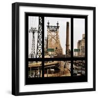 View from the Window - Queensboro Bridge Traffic-Philippe Hugonnard-Framed Premium Photographic Print