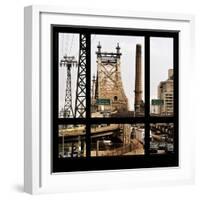 View from the Window - Queensboro Bridge Traffic-Philippe Hugonnard-Framed Photographic Print