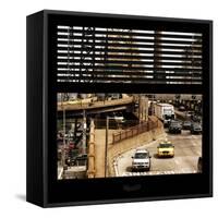 View from the Window - Queensboro Bridge Traffic-Philippe Hugonnard-Framed Stretched Canvas