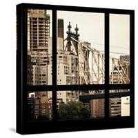 View from the Window - Queensboro Bridge-Philippe Hugonnard-Stretched Canvas