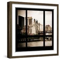 View from the Window - Queensboro Bridge-Philippe Hugonnard-Framed Photographic Print