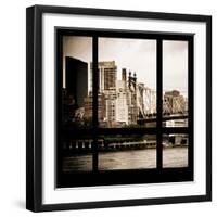 View from the Window - Queensboro Bridge-Philippe Hugonnard-Framed Photographic Print