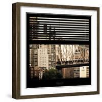 View from the Window - Queensboro Bridge-Philippe Hugonnard-Framed Photographic Print