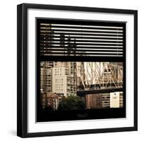 View from the Window - Queensboro Bridge-Philippe Hugonnard-Framed Photographic Print