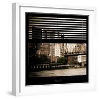 View from the Window - Queensboro Bridge-Philippe Hugonnard-Framed Premium Photographic Print