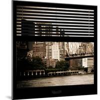 View from the Window - Queensboro Bridge-Philippe Hugonnard-Mounted Photographic Print