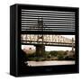 View from the Window - Queensboro Bridge-Philippe Hugonnard-Framed Stretched Canvas