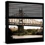 View from the Window - Queensboro Bridge-Philippe Hugonnard-Stretched Canvas