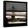 View from the Window - Queensboro Bridge-Philippe Hugonnard-Framed Stretched Canvas