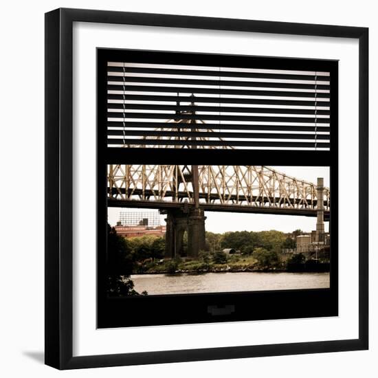 View from the Window - Queensboro Bridge-Philippe Hugonnard-Framed Photographic Print