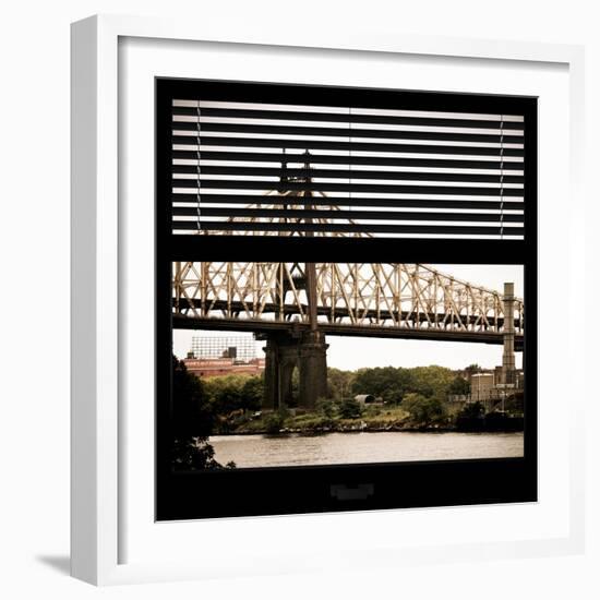 View from the Window - Queensboro Bridge-Philippe Hugonnard-Framed Photographic Print