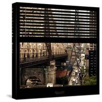 View from the Window - Queensboro Bridge-Philippe Hugonnard-Stretched Canvas