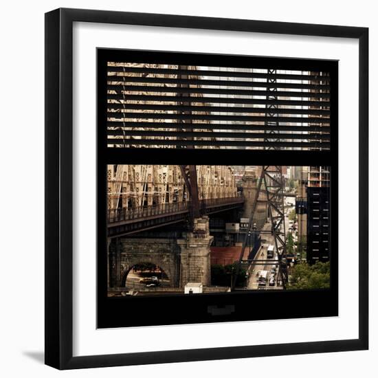 View from the Window - Queensboro Bridge-Philippe Hugonnard-Framed Photographic Print