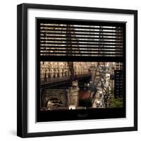 View from the Window - Queensboro Bridge-Philippe Hugonnard-Framed Photographic Print