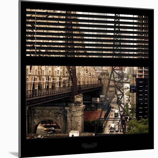 View from the Window - Queensboro Bridge-Philippe Hugonnard-Mounted Photographic Print