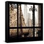 View from the Window - Queensboro Bridge-Philippe Hugonnard-Framed Stretched Canvas