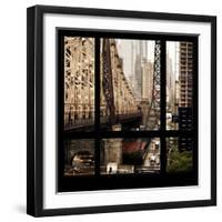 View from the Window - Queensboro Bridge-Philippe Hugonnard-Framed Photographic Print