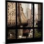 View from the Window - Queensboro Bridge-Philippe Hugonnard-Mounted Photographic Print