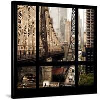 View from the Window - Queensboro Bridge-Philippe Hugonnard-Stretched Canvas