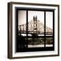 View from the Window - Queensboro Bridge-Philippe Hugonnard-Framed Premium Photographic Print