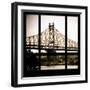 View from the Window - Queensboro Bridge-Philippe Hugonnard-Framed Premium Photographic Print