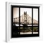 View from the Window - Queensboro Bridge-Philippe Hugonnard-Framed Premium Photographic Print