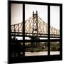 View from the Window - Queensboro Bridge-Philippe Hugonnard-Mounted Premium Photographic Print