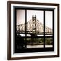 View from the Window - Queensboro Bridge-Philippe Hugonnard-Framed Photographic Print