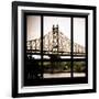 View from the Window - Queensboro Bridge-Philippe Hugonnard-Framed Photographic Print