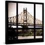 View from the Window - Queensboro Bridge-Philippe Hugonnard-Stretched Canvas