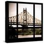 View from the Window - Queensboro Bridge-Philippe Hugonnard-Stretched Canvas