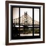 View from the Window - Queensboro Bridge-Philippe Hugonnard-Framed Photographic Print