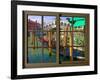 View from the Window Rialto Bridge at Venice-Anna Siena-Framed Giclee Print