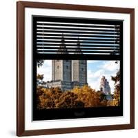 View from the Window - San Remo Building in Autumn - Central Park-Philippe Hugonnard-Framed Photographic Print