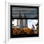 View from the Window - San Remo Building in Autumn - Central Park-Philippe Hugonnard-Framed Photographic Print