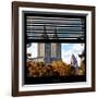 View from the Window - San Remo Building in Autumn - Central Park-Philippe Hugonnard-Framed Photographic Print