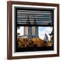 View from the Window - San Remo Building in Autumn - Central Park-Philippe Hugonnard-Framed Photographic Print