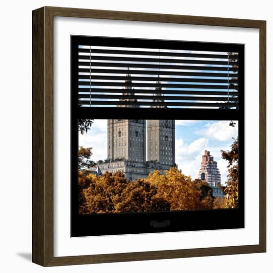 View from the Window - San Remo Building in Autumn - Central Park-Philippe Hugonnard-Framed Photographic Print