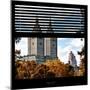 View from the Window - San Remo Building in Autumn - Central Park-Philippe Hugonnard-Mounted Photographic Print