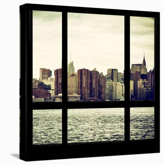 View from the Window - Skyline - Manhattan-Philippe Hugonnard-Stretched Canvas