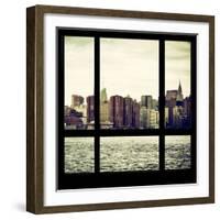 View from the Window - Skyline - Manhattan-Philippe Hugonnard-Framed Photographic Print