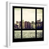 View from the Window - Skyline - Manhattan-Philippe Hugonnard-Framed Photographic Print