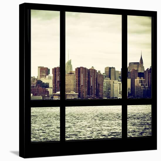 View from the Window - Skyline - Manhattan-Philippe Hugonnard-Stretched Canvas