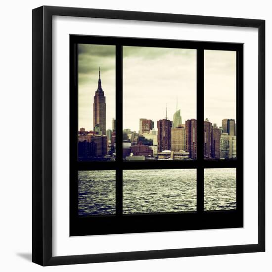 View from the Window - Skyline - Manhattan-Philippe Hugonnard-Framed Photographic Print