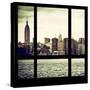 View from the Window - Skyline - Manhattan-Philippe Hugonnard-Stretched Canvas