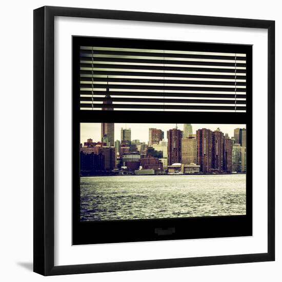 View from the Window - Skyline - Manhattan-Philippe Hugonnard-Framed Photographic Print