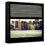 View from the Window - Skyline - Manhattan-Philippe Hugonnard-Framed Stretched Canvas
